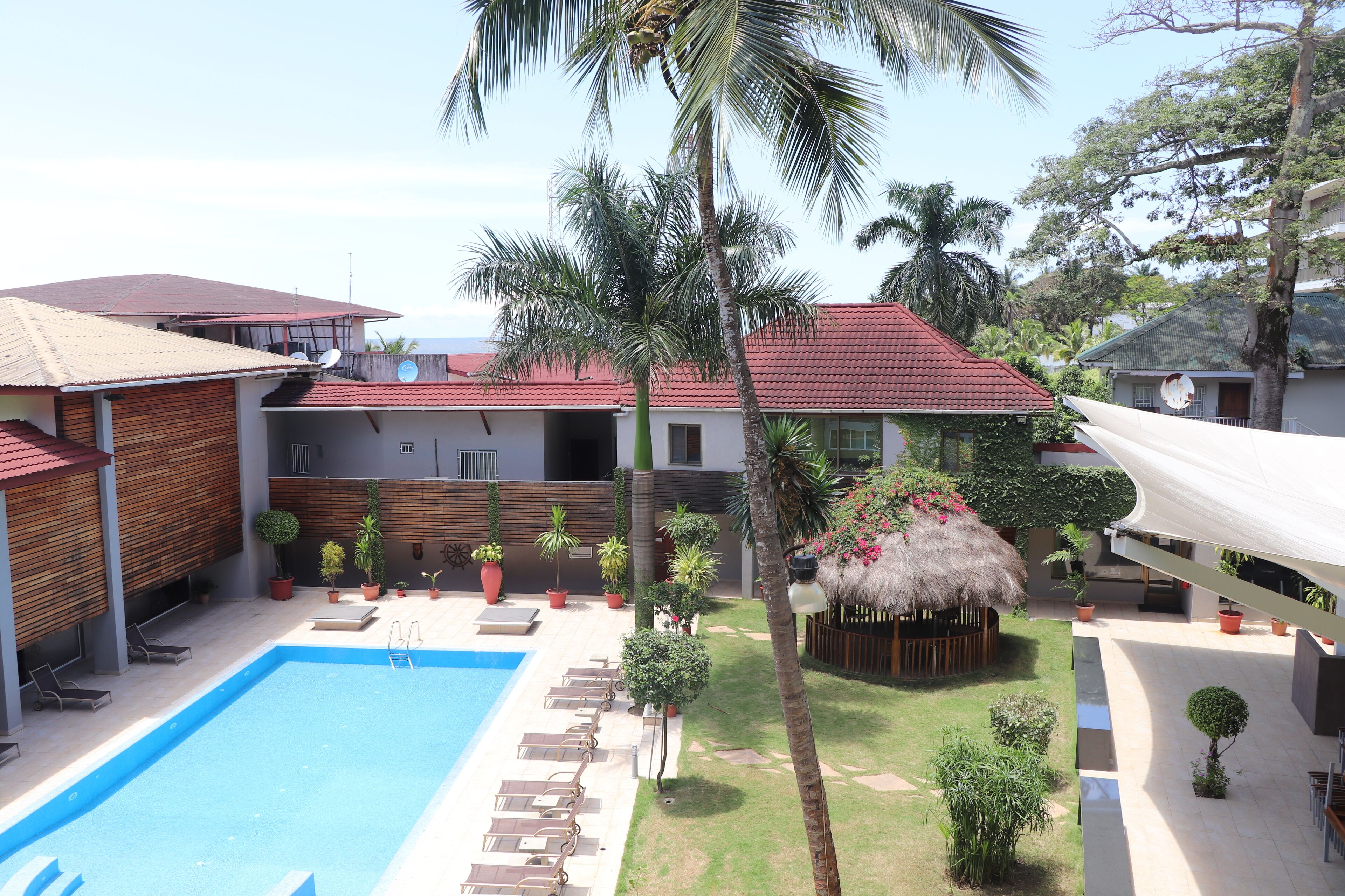 Pemandangan taman