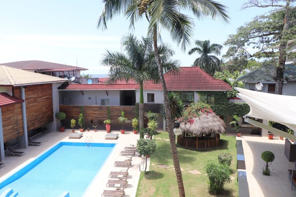 Pemandangan taman