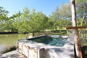 Yurt | Private pool - Yourte Antzika (Arbonne)