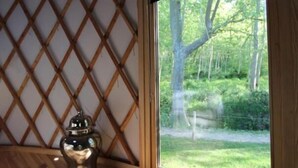 Yurt | View from room - Yourte Antzika (Arbonne)
