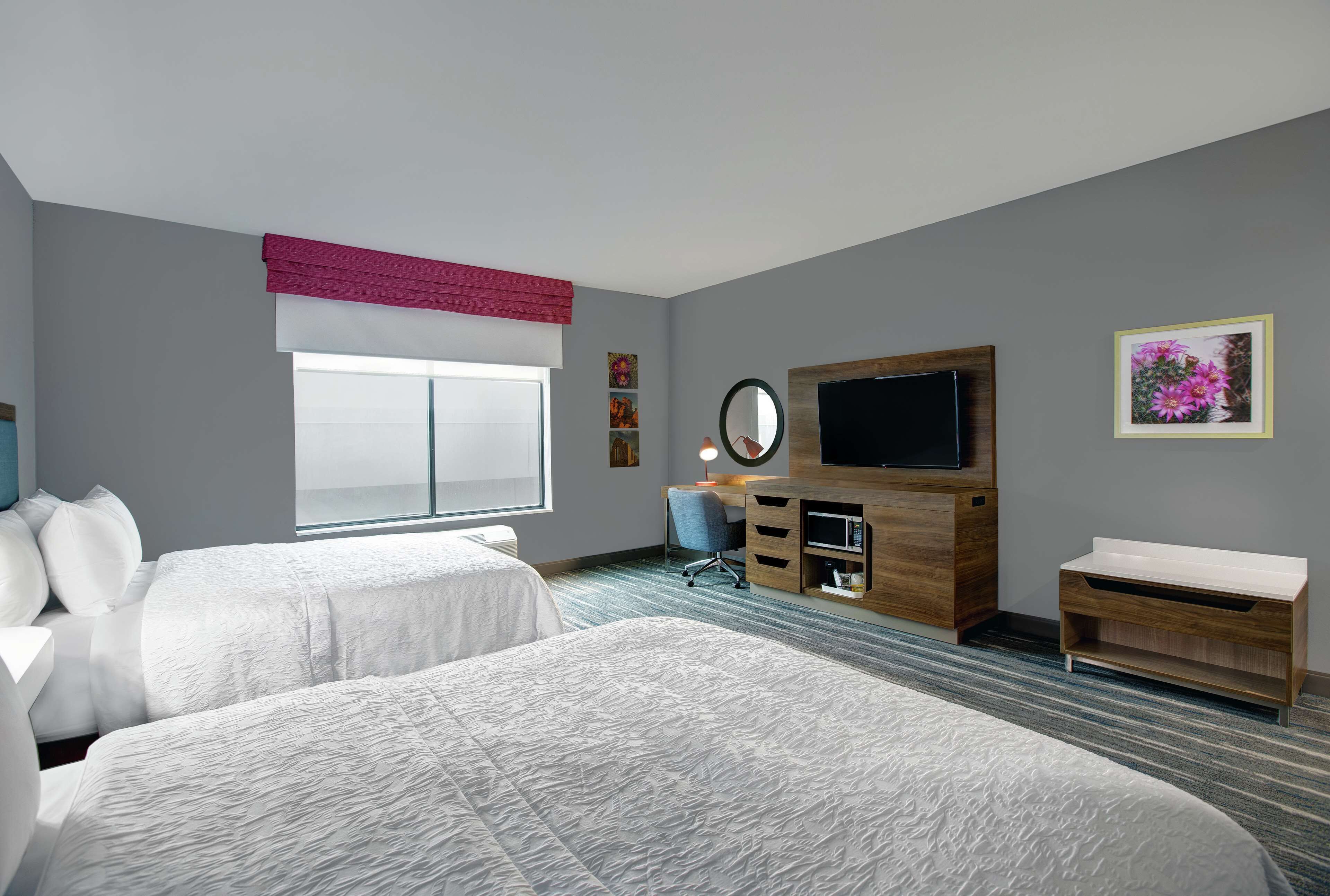 room, 2 queen beds, accessible (hearing) | premium bedding, desk, laptop workspace, blackout curtains