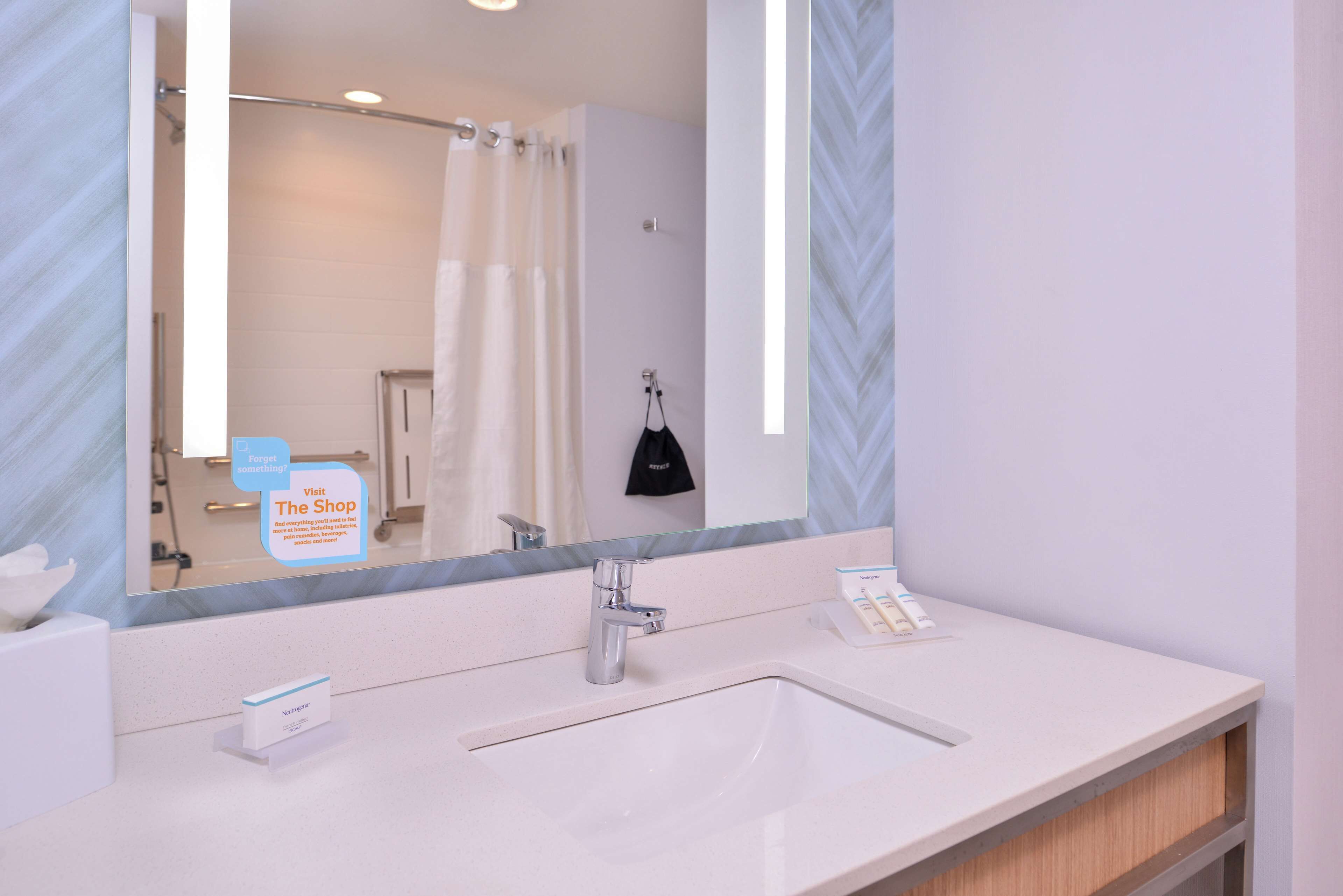 free toiletries, hair dryer, towels