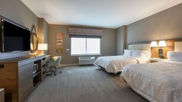 Room, 2 Queen Beds, Accessible | In-room safe, desk, iron/ironing board, free cots/infant beds