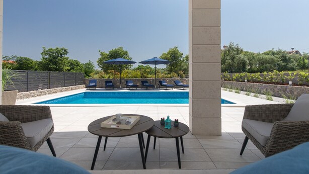 Deluxe Villa, 3 Bedrooms | Terrace/patio - Beautiful Villa Magdalena - Porat (Malinska-Dubasnica)