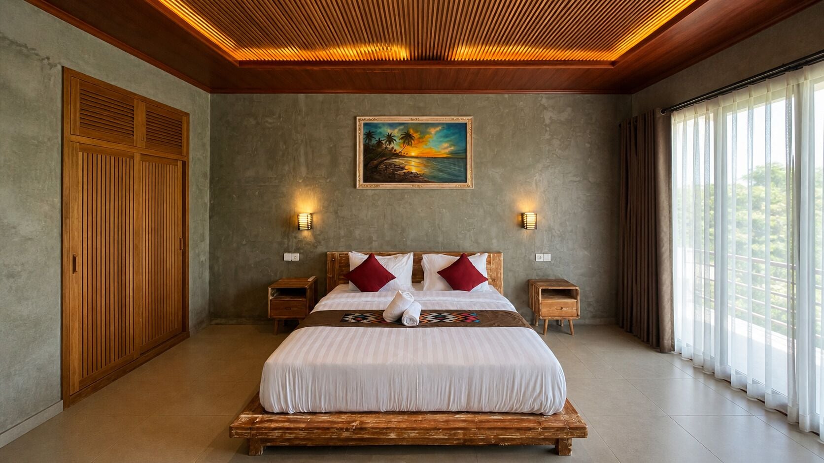 Deluxe Room, 1 Bedroom | Minibar, desk, free WiFi, bed sheets