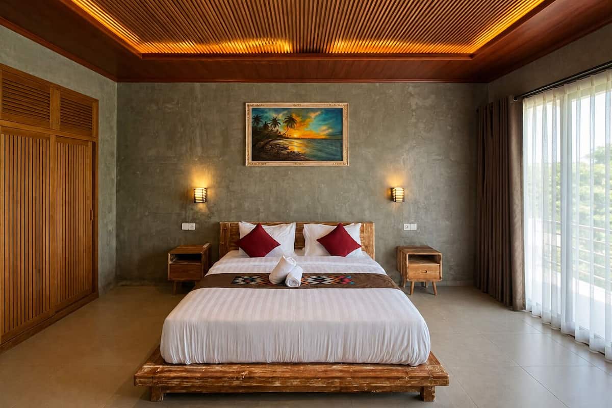 Minibar, escritorio, wifi gratis y ropa de cama