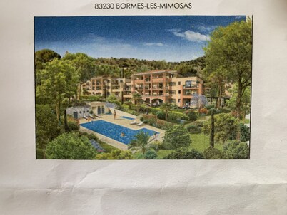 New T1 apartment Bormes les mimosas