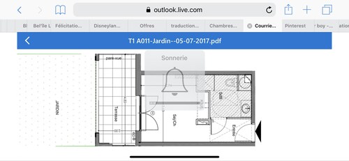 New T1 apartment Bormes les mimosas