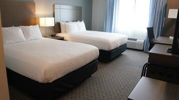Standard Room, 2 Queen Beds (Executive 2 Queen Bed Room) | 1 bedroom, desk, laptop workspace, blackout drapes
