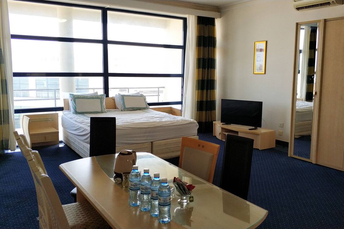 Family Room, Sea View | Minibar, WiFi (free), bed sheets