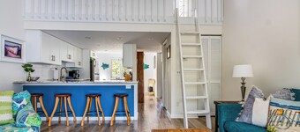 Condo with community pool and balcony with forest view, recently renovated