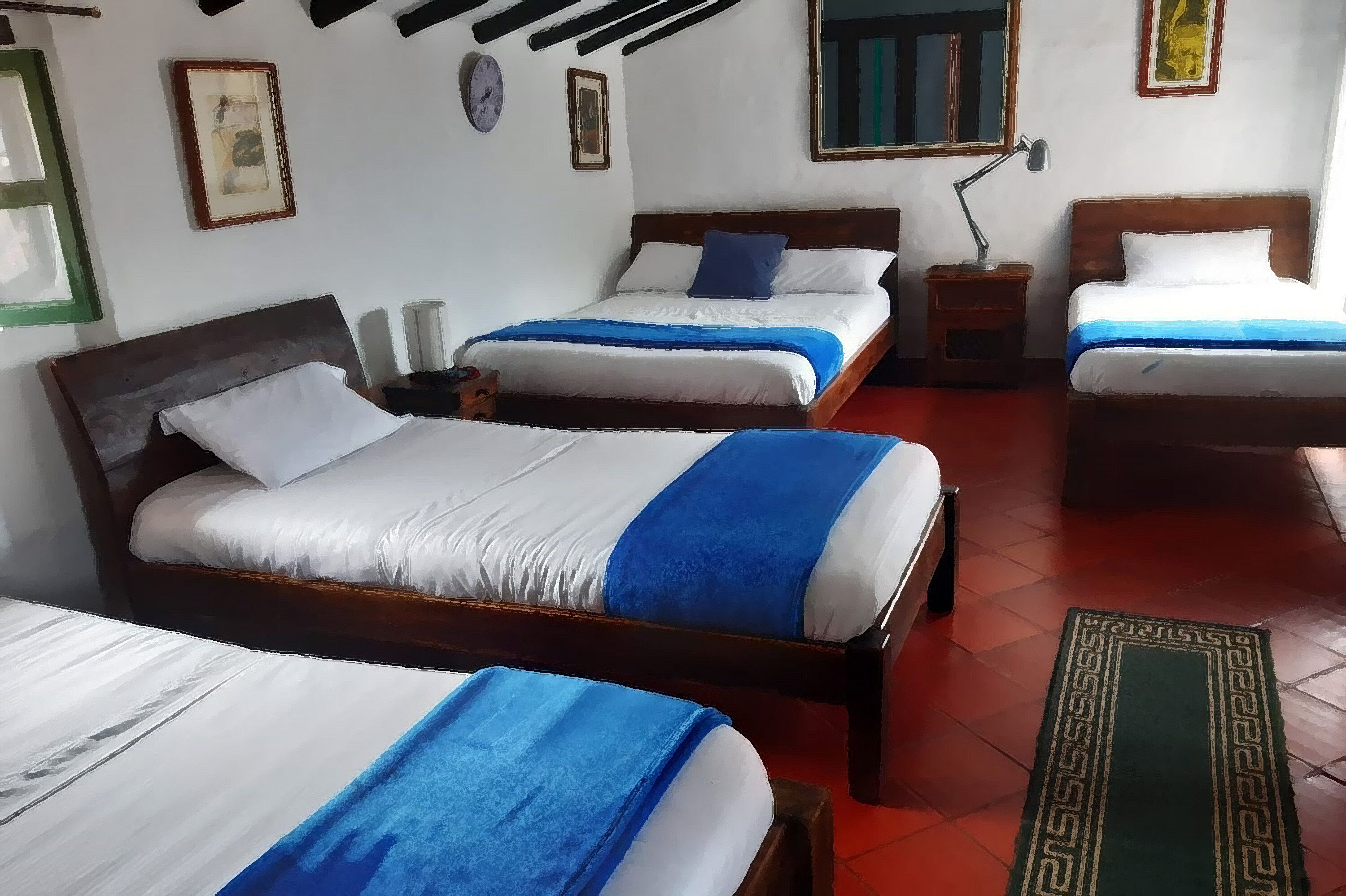 Perhehuone, tupakointi kielletty | Silitysrauta/-lauta, ilmainen Wi-Fi, vuodevaatteet