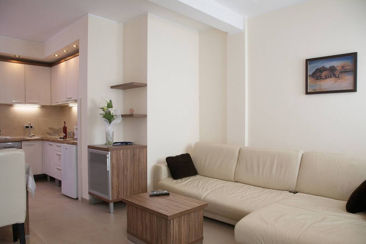 Apartment, Garden View | Living area | LCD TV