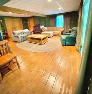 Smart TV, stereo - Lake House Private Waterfront - Lake & Beach life in Winnipesaukee (Laconia)