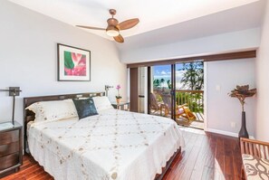 2 bedrooms, in-room safe, iron/ironing board, travel cot