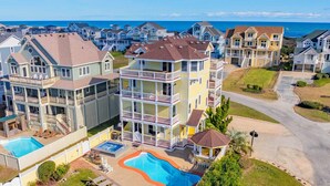 Exterior - Semi-Oceanfront Premier Home w/ Pool, Hot Tub, Elevator, Game Room, and Theater (Avon)