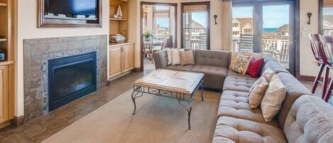 Fernseher, DVD-Player, Bücher