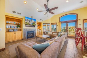 TV, DVD player, books