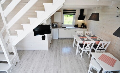 White cottage Lux, Grzybowo in Kołobrzeg, 1-6 persons, with air conditioning