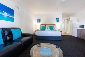 1 室のベッドルーム、WiFi (無料)、車椅子でアクセスできる設備