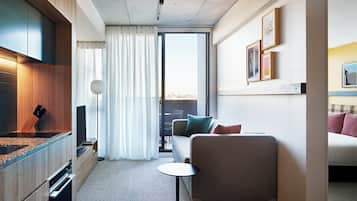 Standard-Apartment | Zimmersafe, Bügeleisen/Bügelbrett, kostenloses WLAN, Bettwäsche