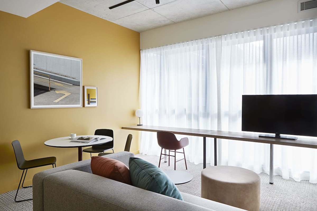 Apartment, 2 Schlafzimmer | Zimmersafe, Bügeleisen/Bügelbrett, kostenloses WLAN, Bettwäsche