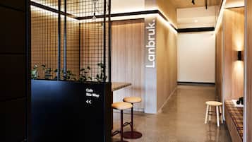 Interior entrance