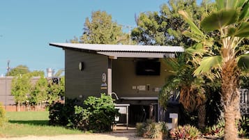 Fridge, microwave, electric kettle