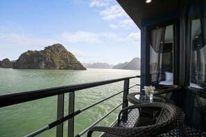 Rosy Luxury Suite with Private Balcony | Balcony view - Rosy Cruise (Ha Long)
