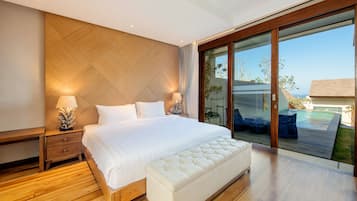 Seprai premium, brankas, dan didekorasi berbeda-beda