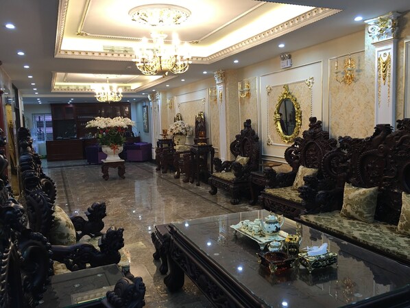 Sala de estar en el lobby