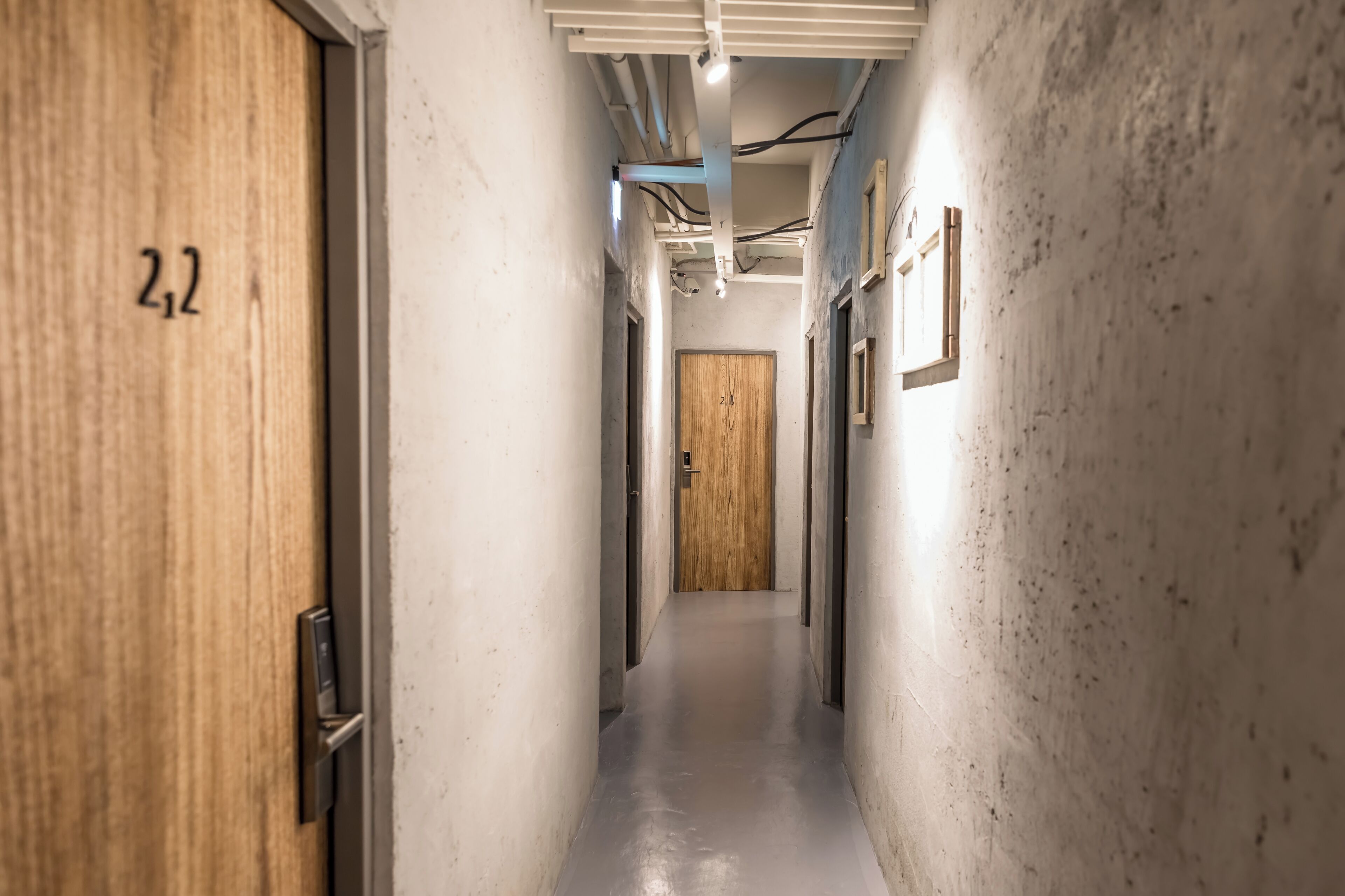 gallery single room, 1 double bed | view from room