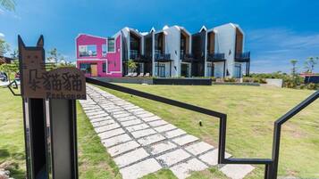 Voorkant van accommodatie