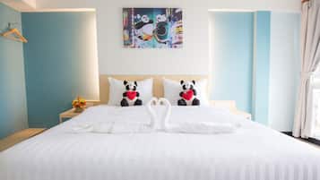 Habitación doble estándar | 1 habitación, cortinas blackout, wifi gratis y ropa de cama