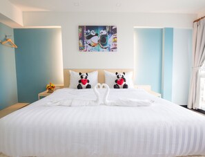 Habitación doble estándar | 1 habitación, cortinas blackout, wifi gratis y ropa de cama