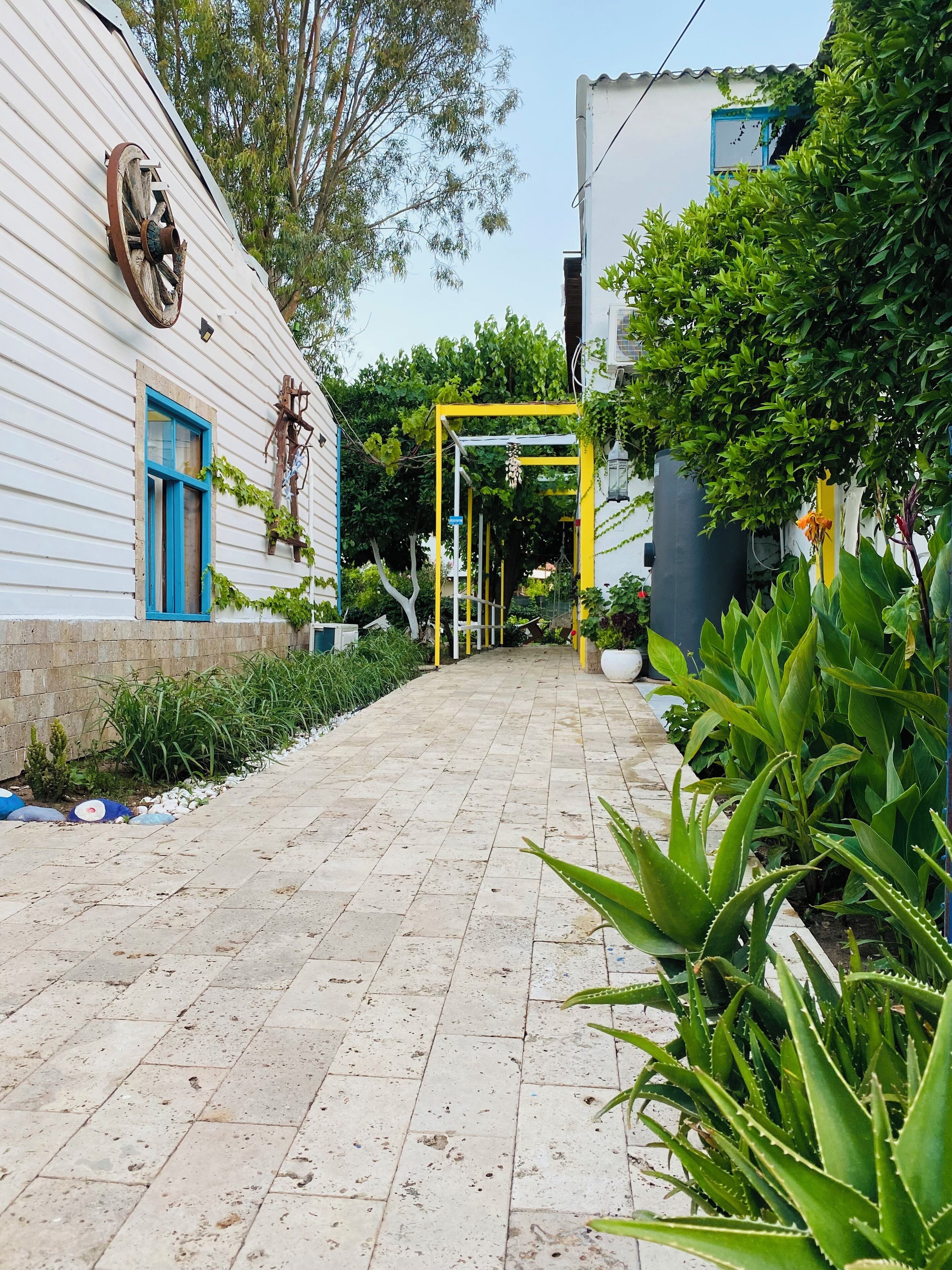 Entrée de l’hébergement