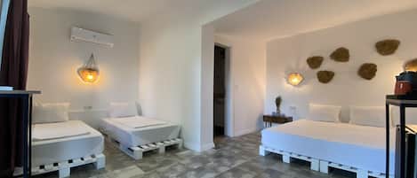 Family Quadruple Room, Multiple Beds, Garden View