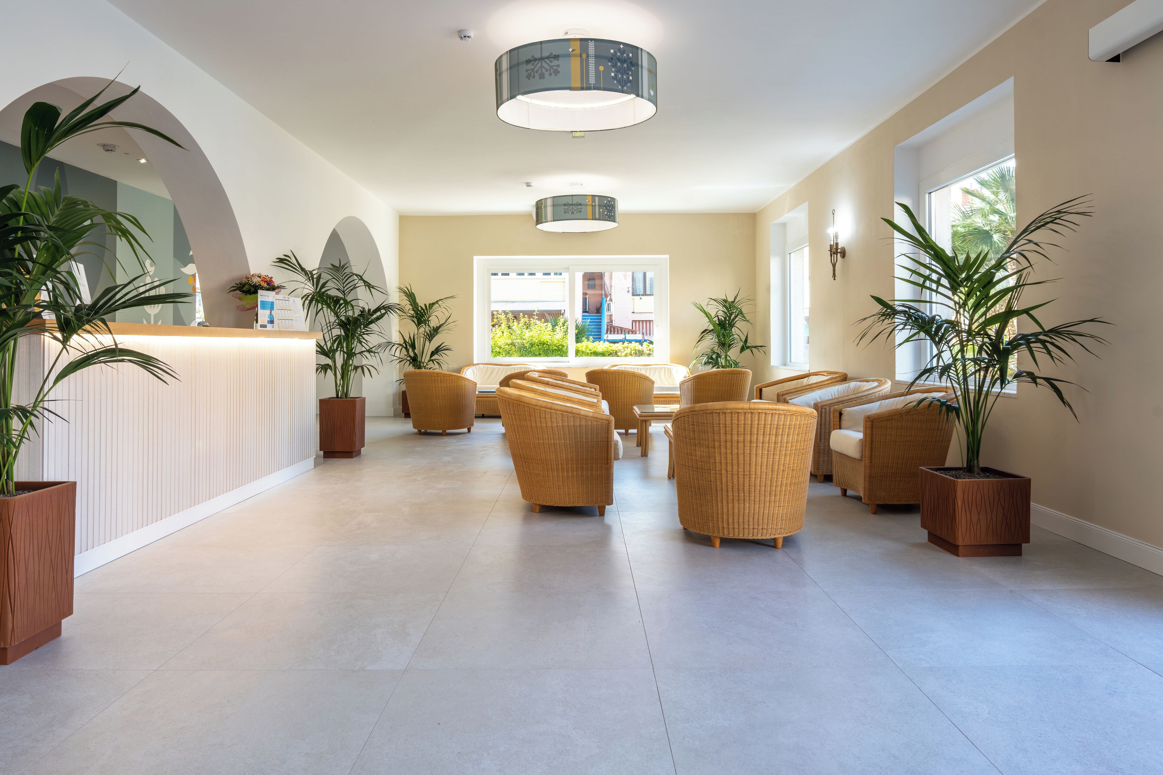 Sala de estar en el lobby