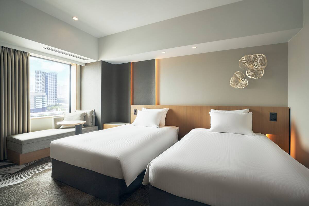 Superior Twin kamer, niet-roken ([Regular Floor]) | Een kluis op de kamer, verduisterende gordijnen, gratis wifi, beddengoed