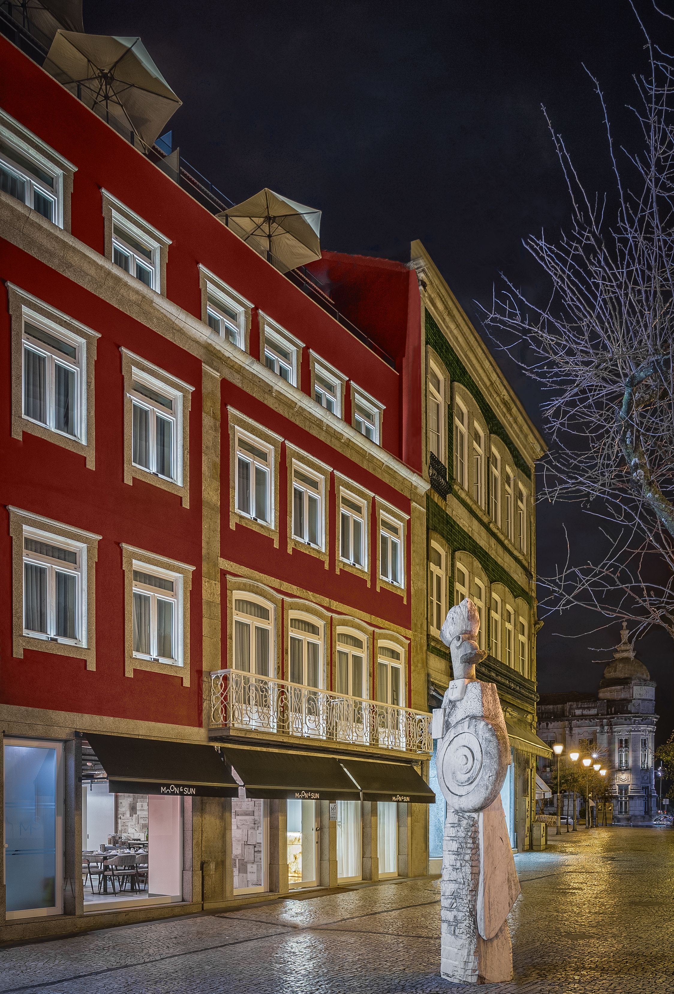 front of property – evening/night