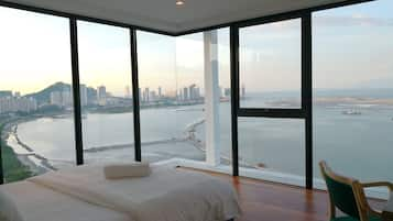 Standard Apartment, Multiple Beds, Partial Sea View | View from room