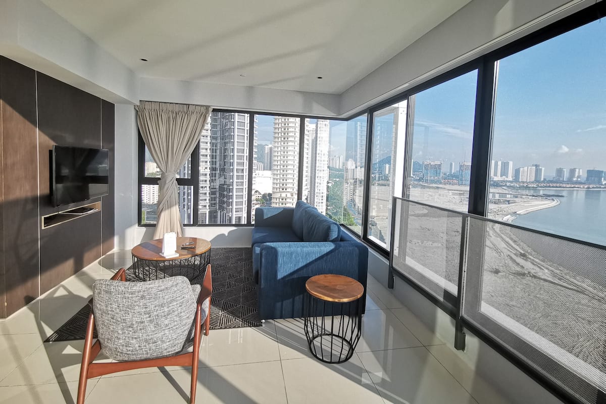 Apartemen Klasik, Beberapa Tempat Tidur (SG12B-1) | Area keluarga | TV layar datar