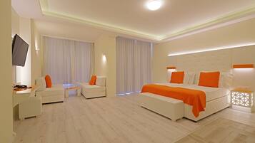 Double or Twin Room, Terrace | Minibar, free WiFi, bed sheets