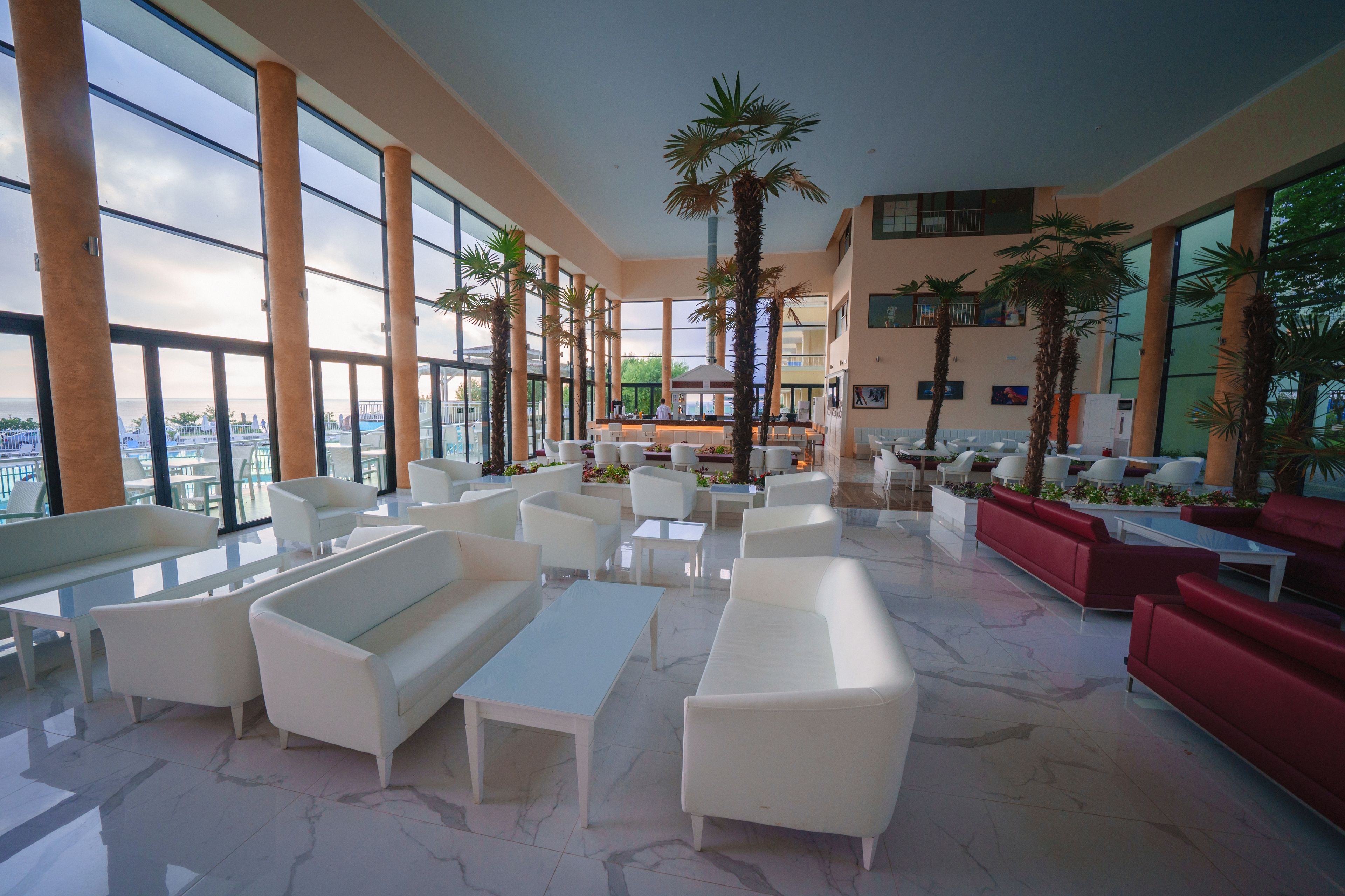 Lobby sitting area