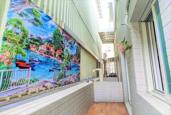 쿼드룸, 더블침대 2개 | 고급 침구, 책상, 암막 커튼, 방음 설비