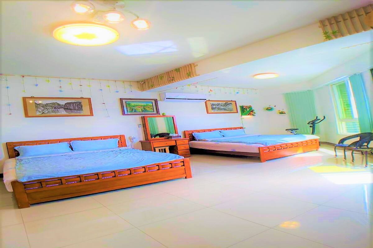 Quadruple Room, 2 Queen Beds | View from room