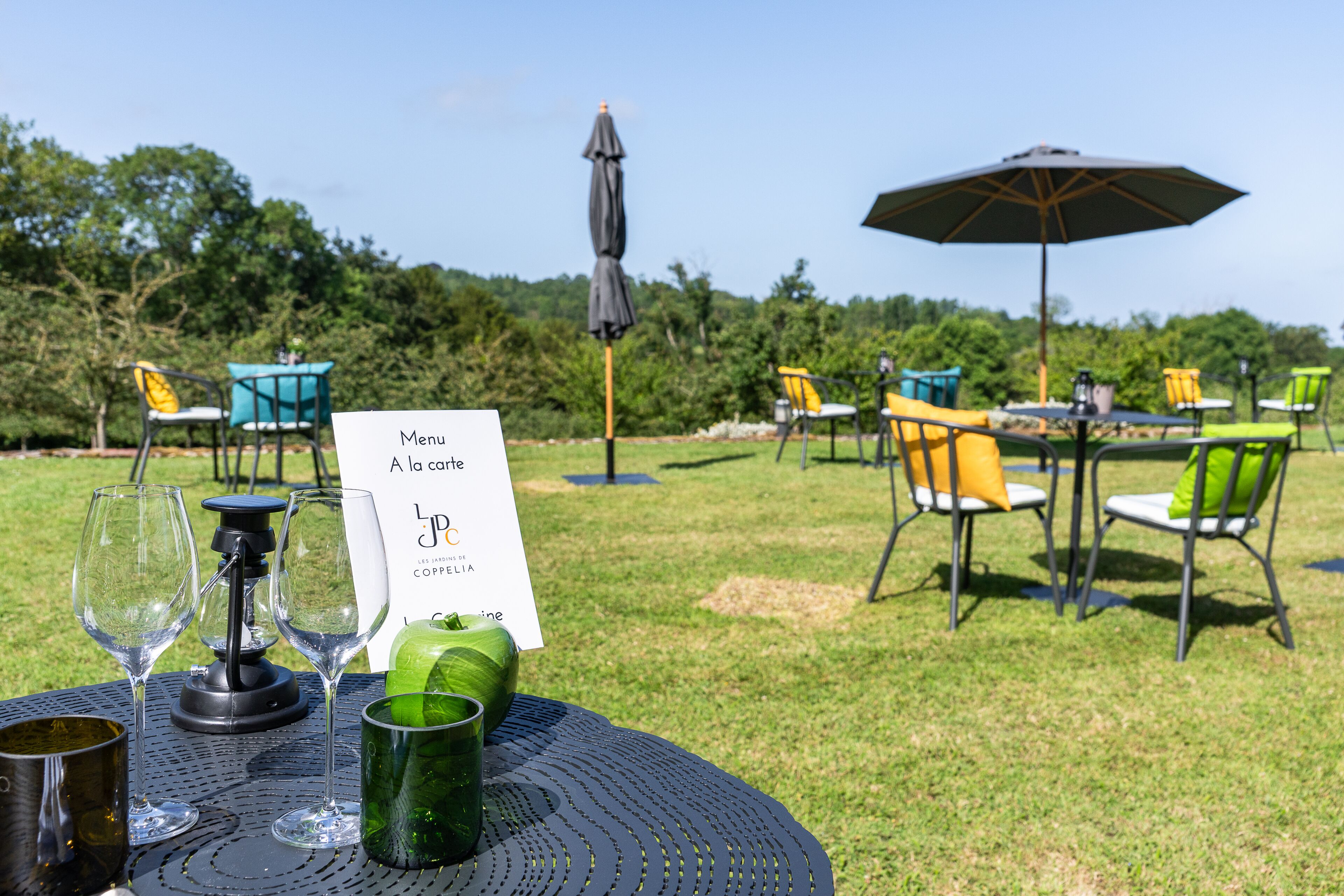 breakfast, lunch, dinner served; french cuisine, garden views