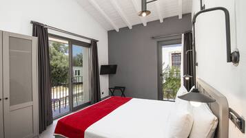 Ropa de cama de alta calidad y minibar