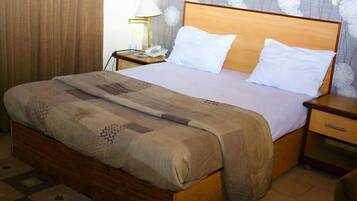 In-room safe, desk, blackout curtains, bed sheets