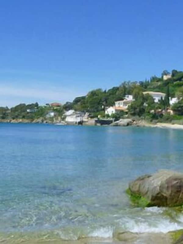 Private beach